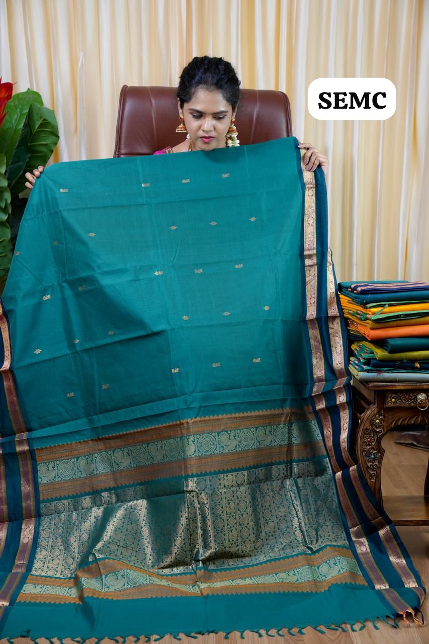 Mercerised cotton sareeš„°