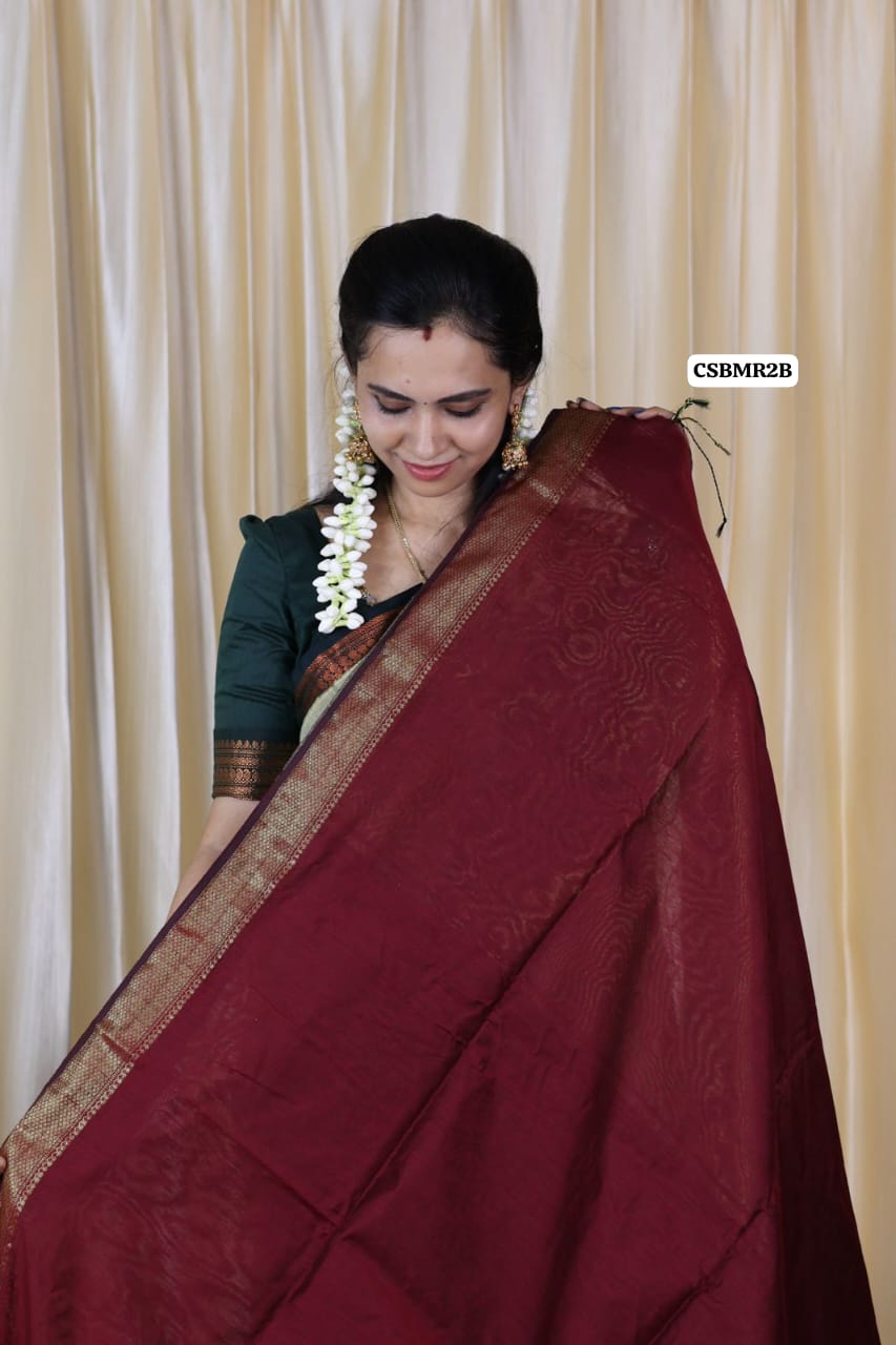 nayanthara inspired khadhi cotton sareeš„³