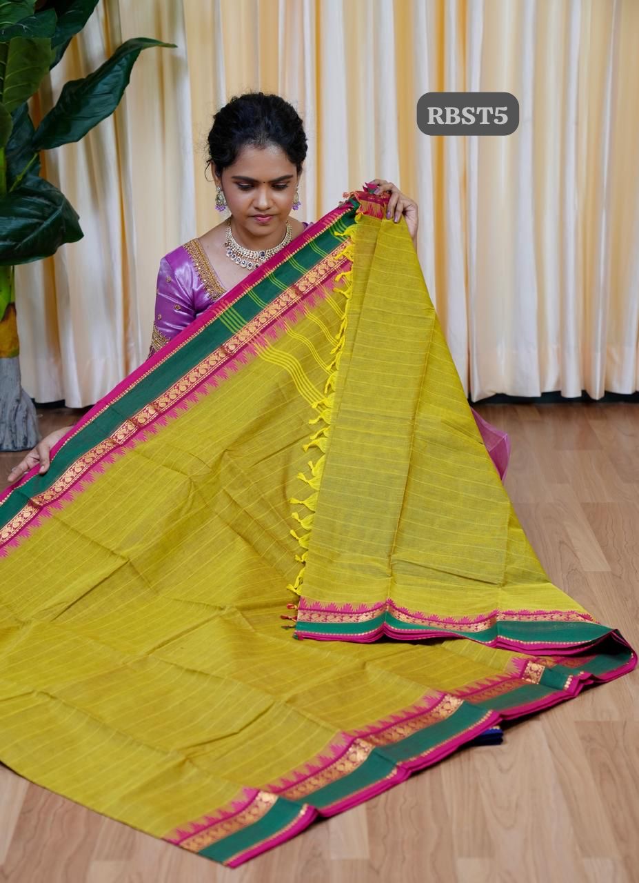 Kanchi Cotton Saree 🥰