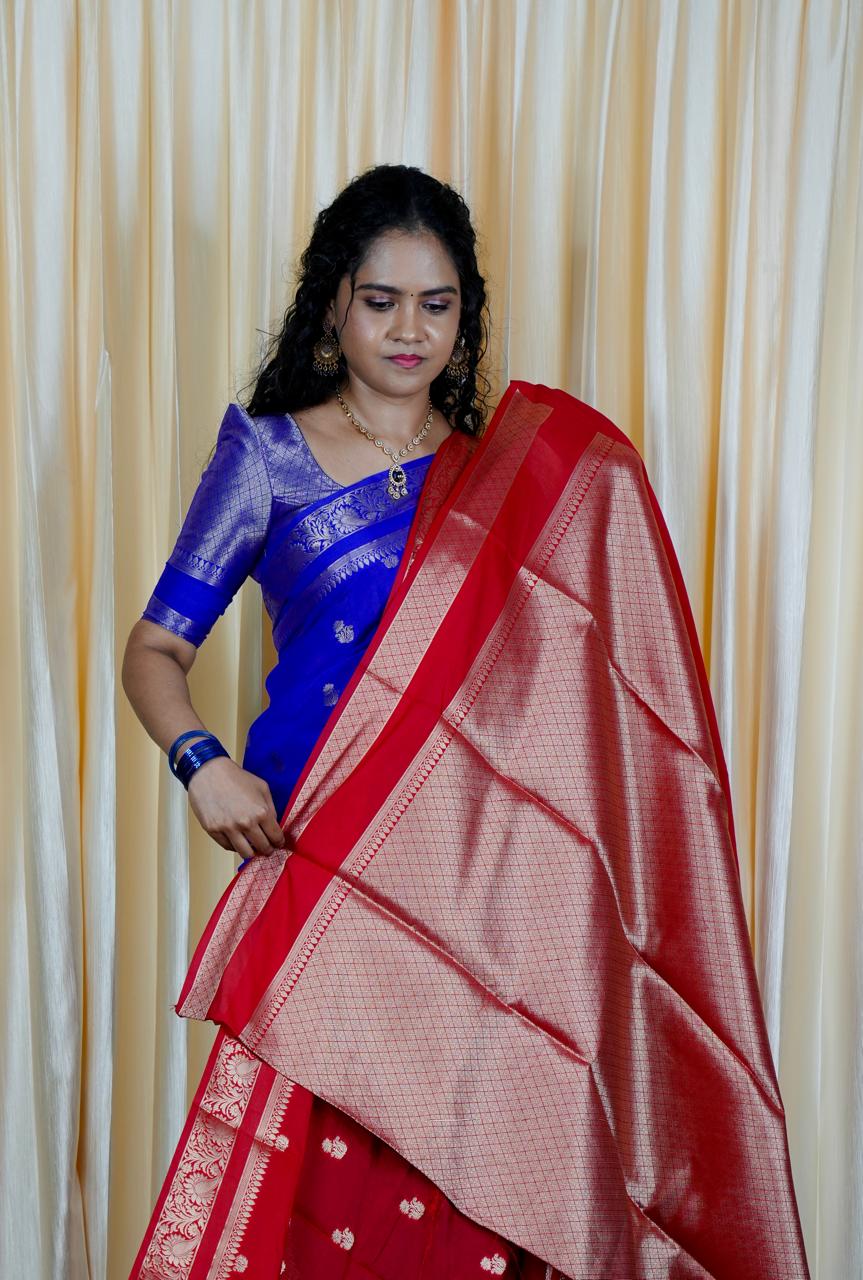 Premium warm silk saree🥳