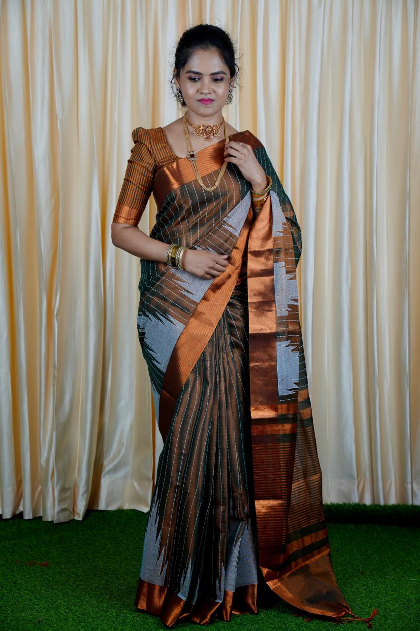 Soft cotton silk zari weaving sarees🥳✅