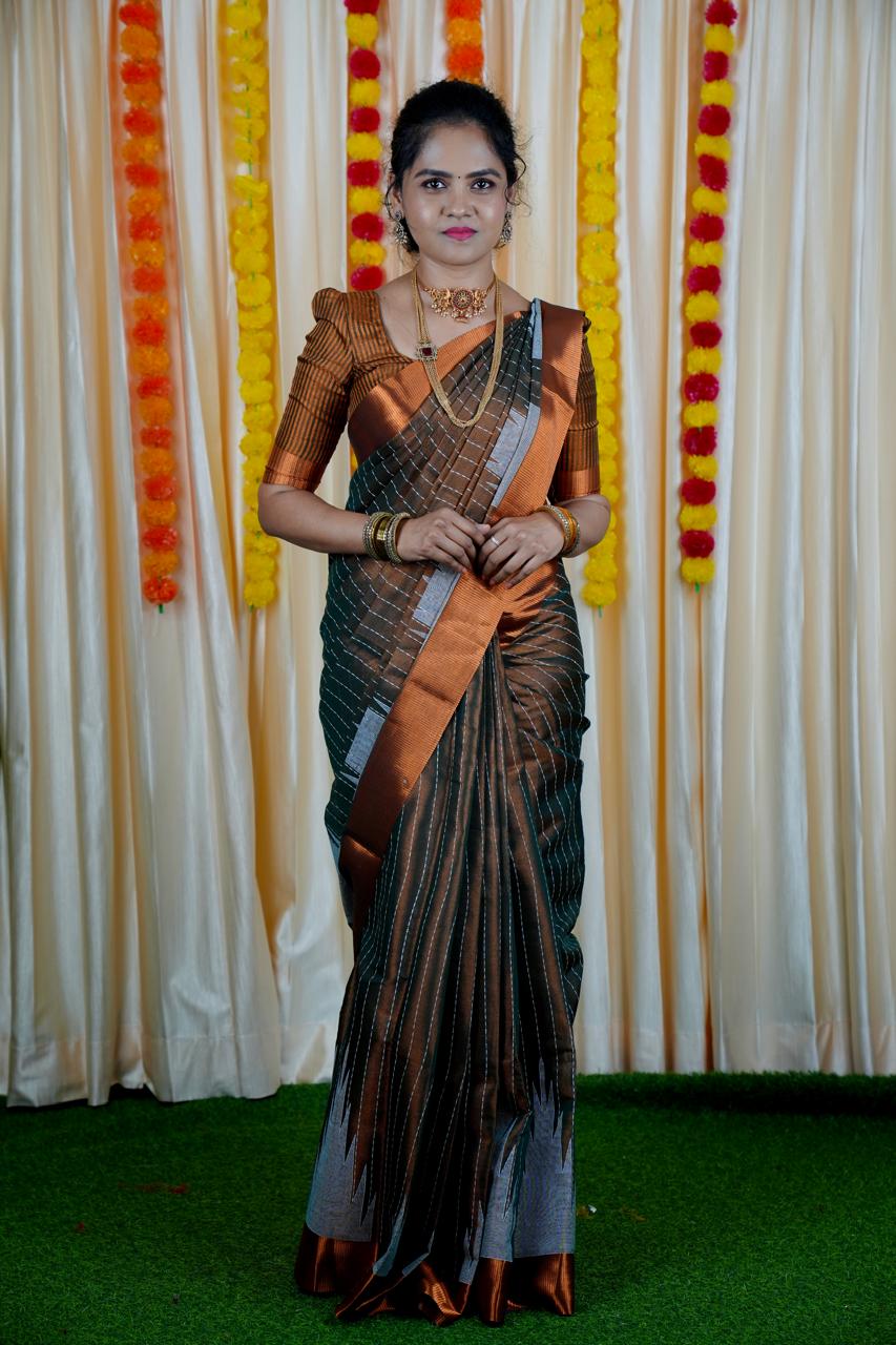 Soft cotton silk zari weaving sarees🥳✅