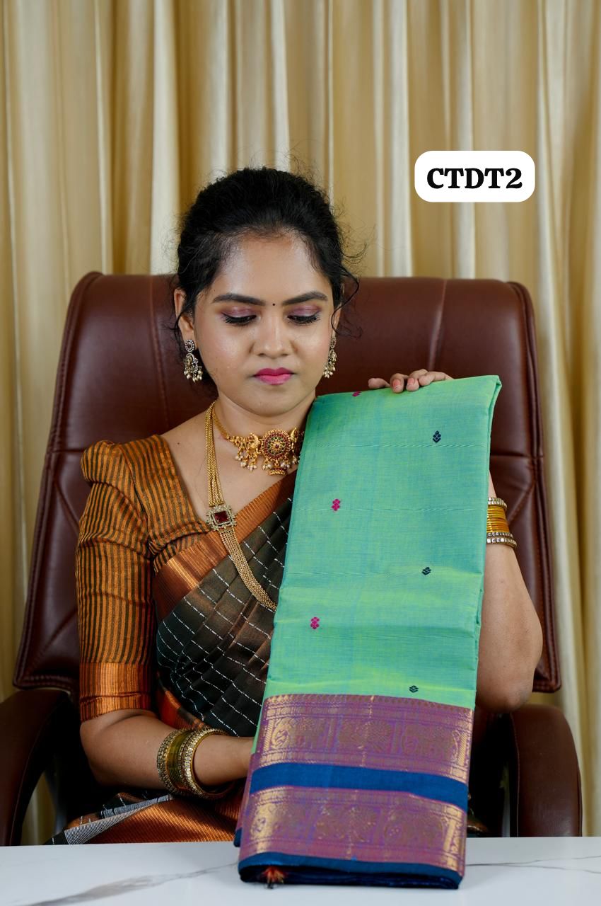 Kanchi cotton sareeš„°