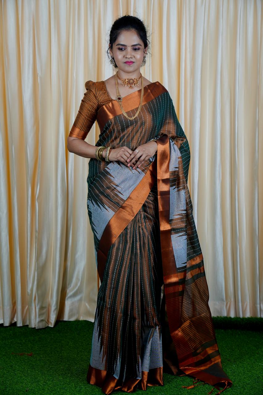 Soft cotton silk zari weaving sarees🥳✅