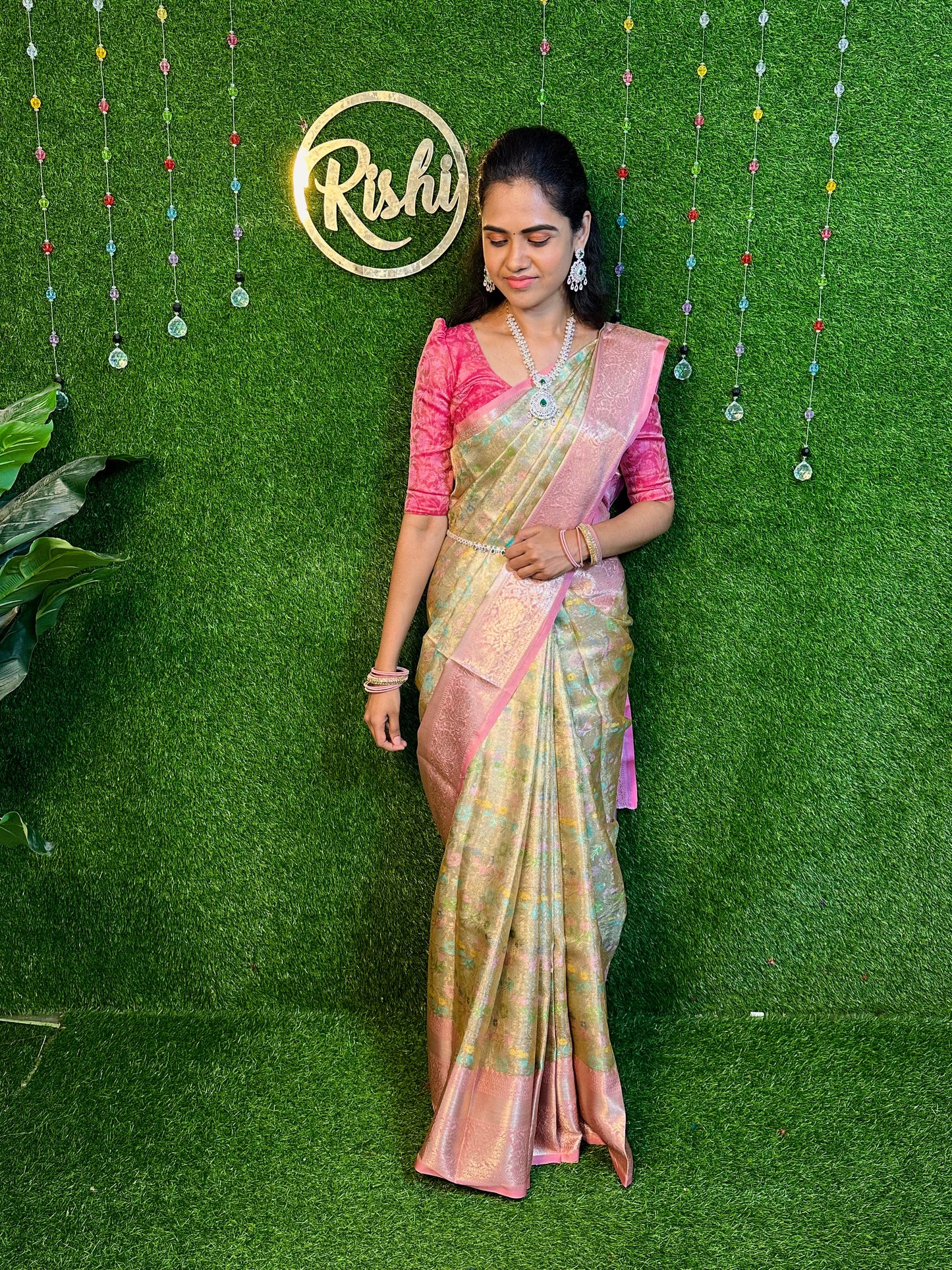 Banarasi tissue silk sareeš„³