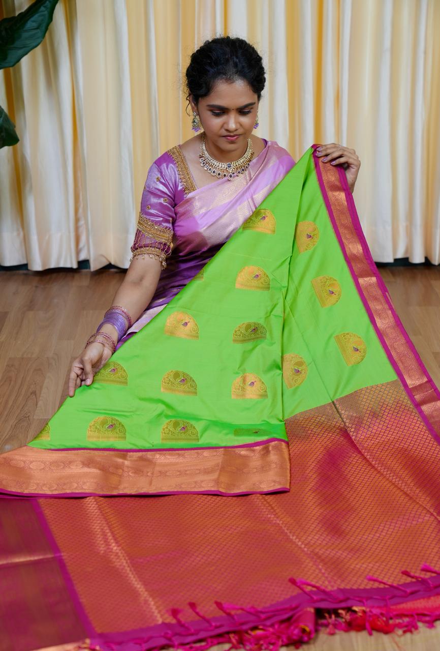 Kanchi Soft Silk Saree 🥰