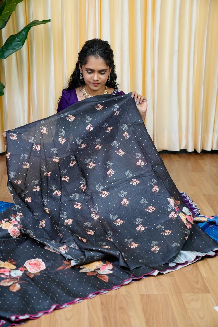 Tussar Silk Saree🥰🥳