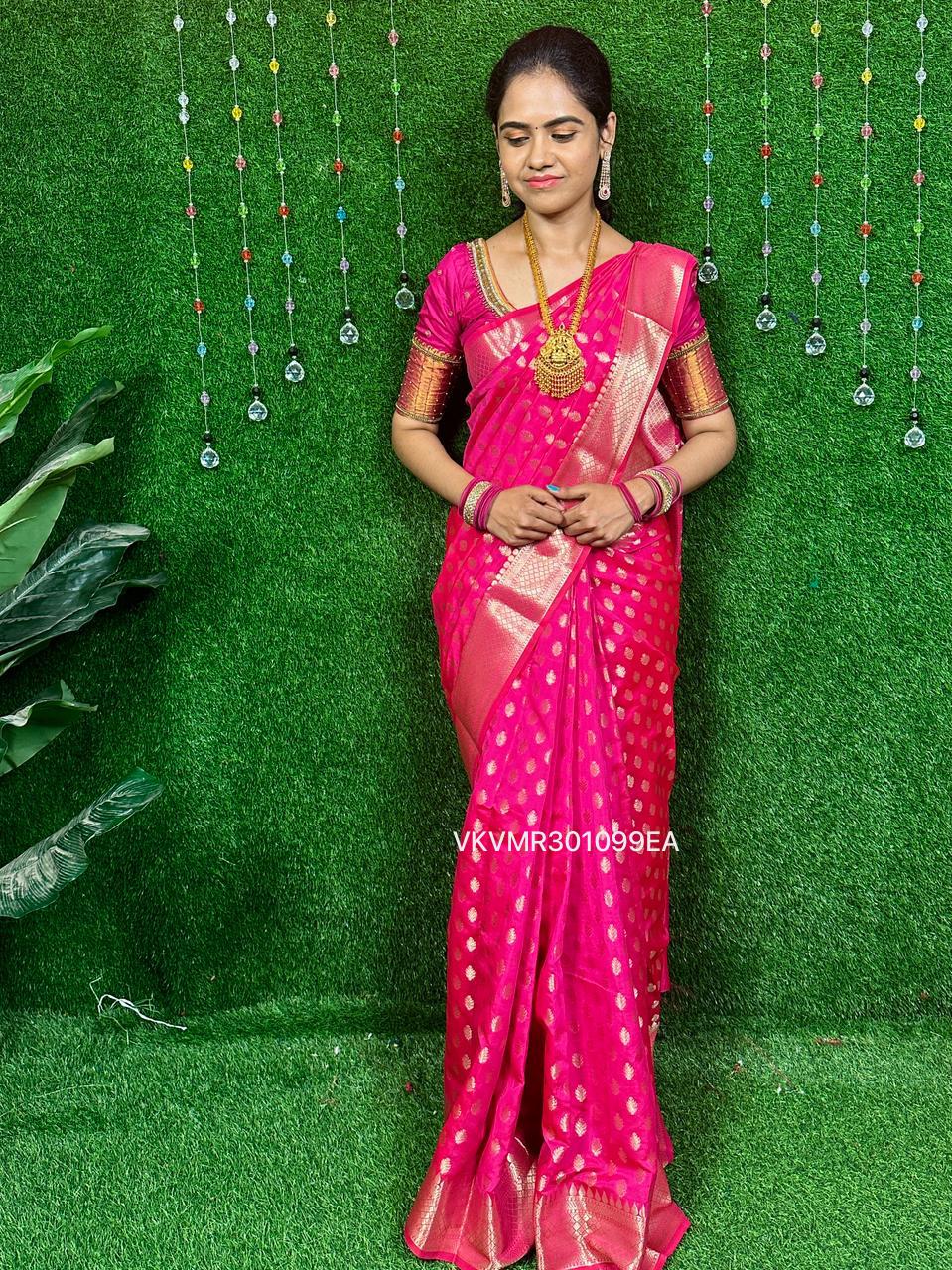 Semi katan silk saree. 🥳prebook