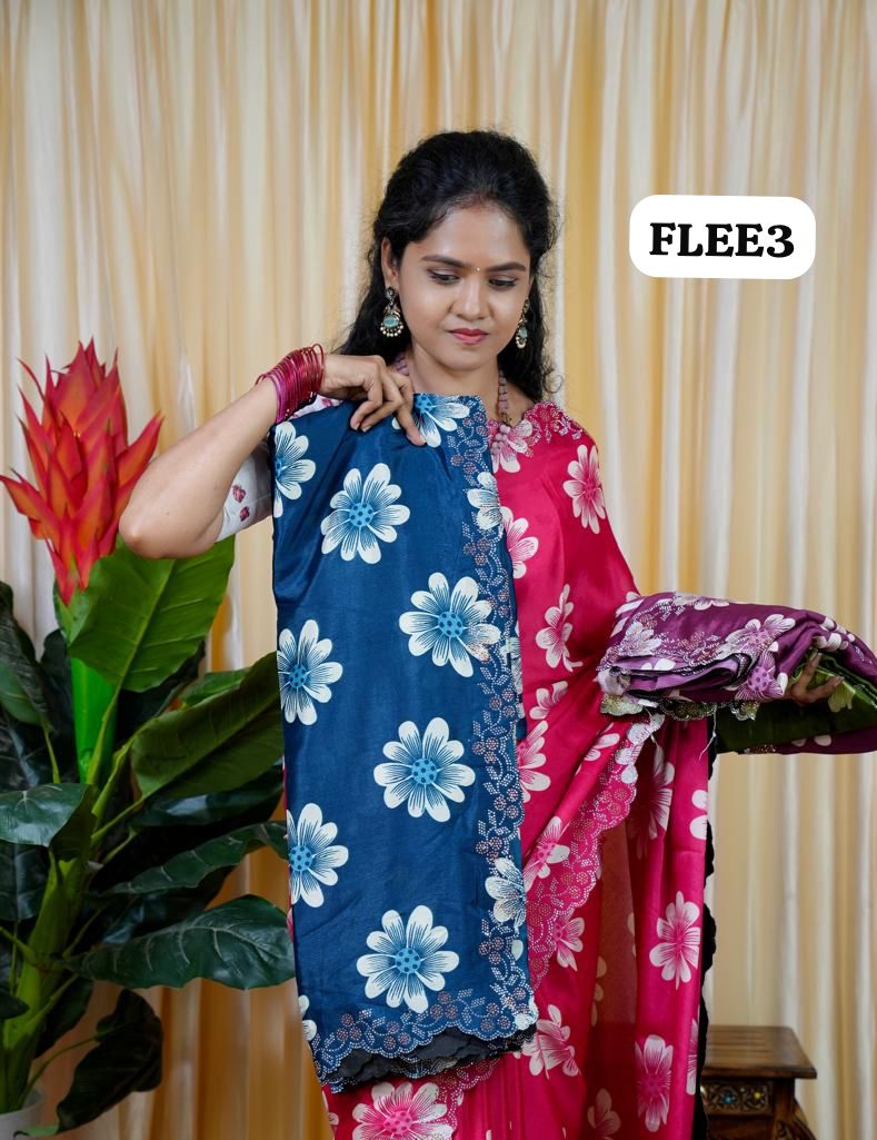 Chinnon sarees 🥰🏃🏼♀️Offer
