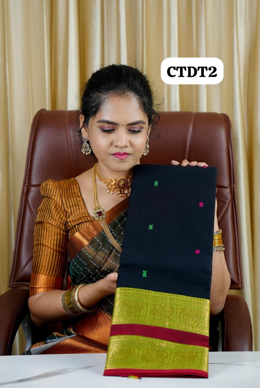 Kanchi cotton sareeš„°