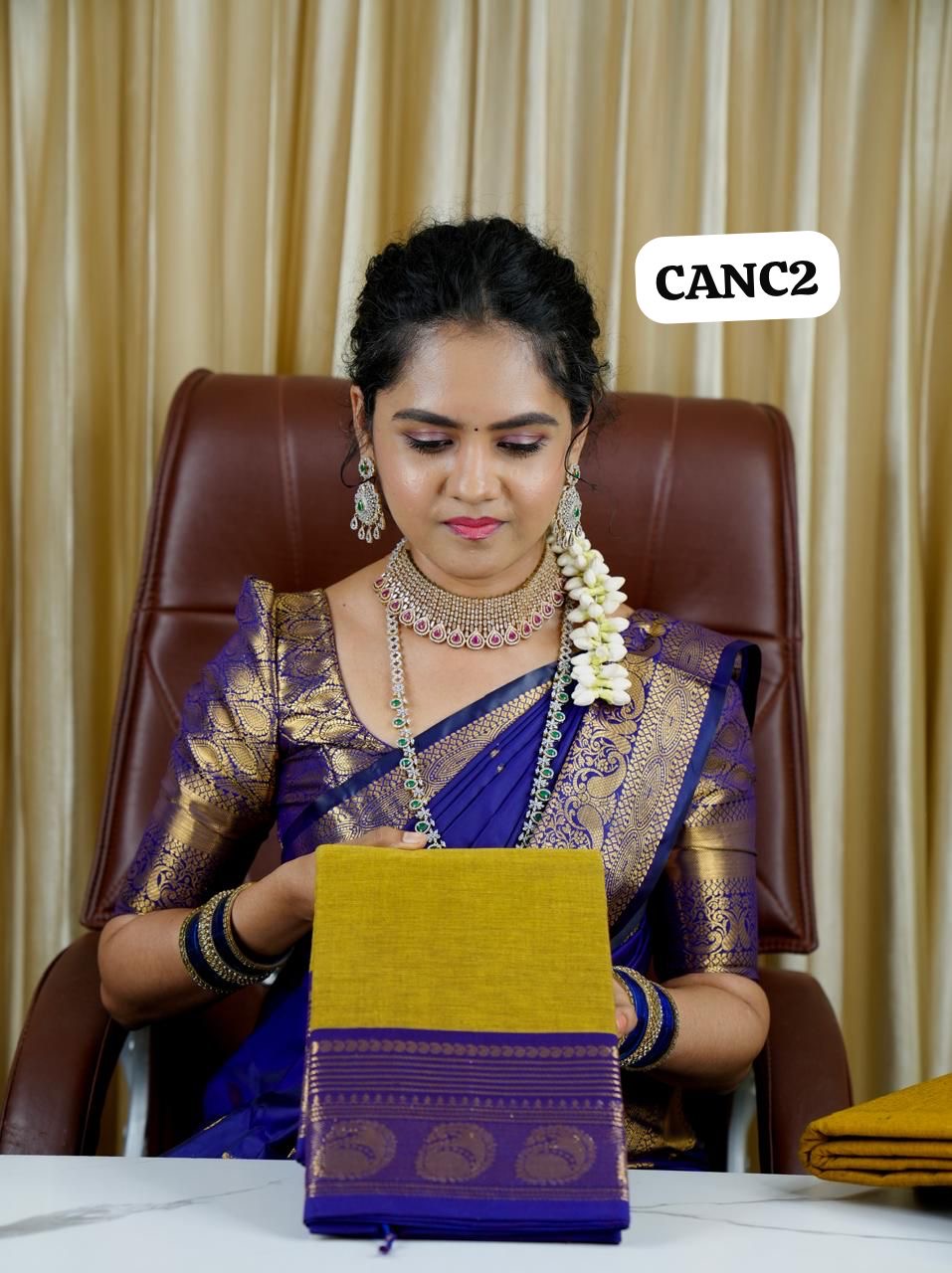 Premium Kanchi cotton saree 💎