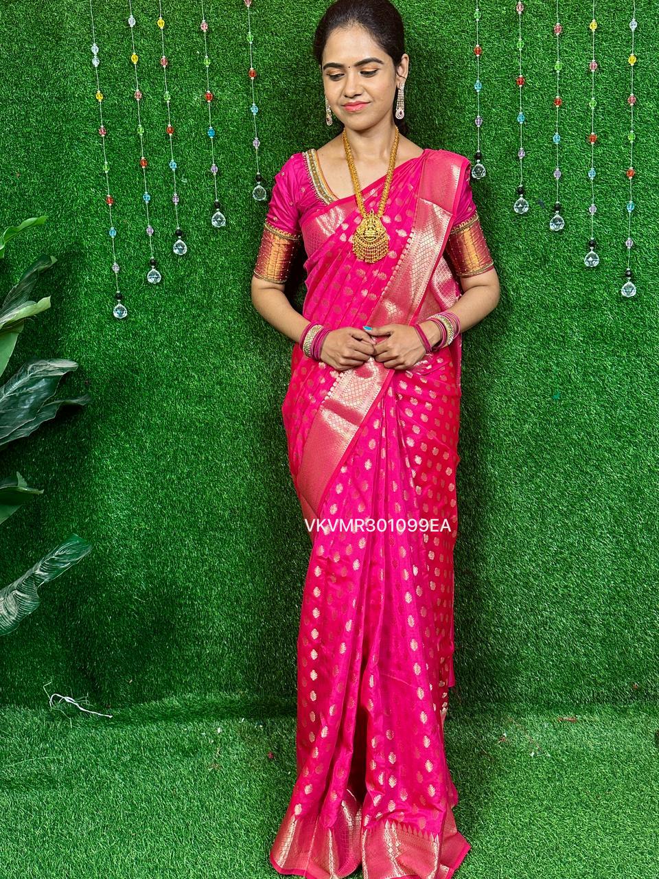 Semi katan silk saree. 🥳prebook