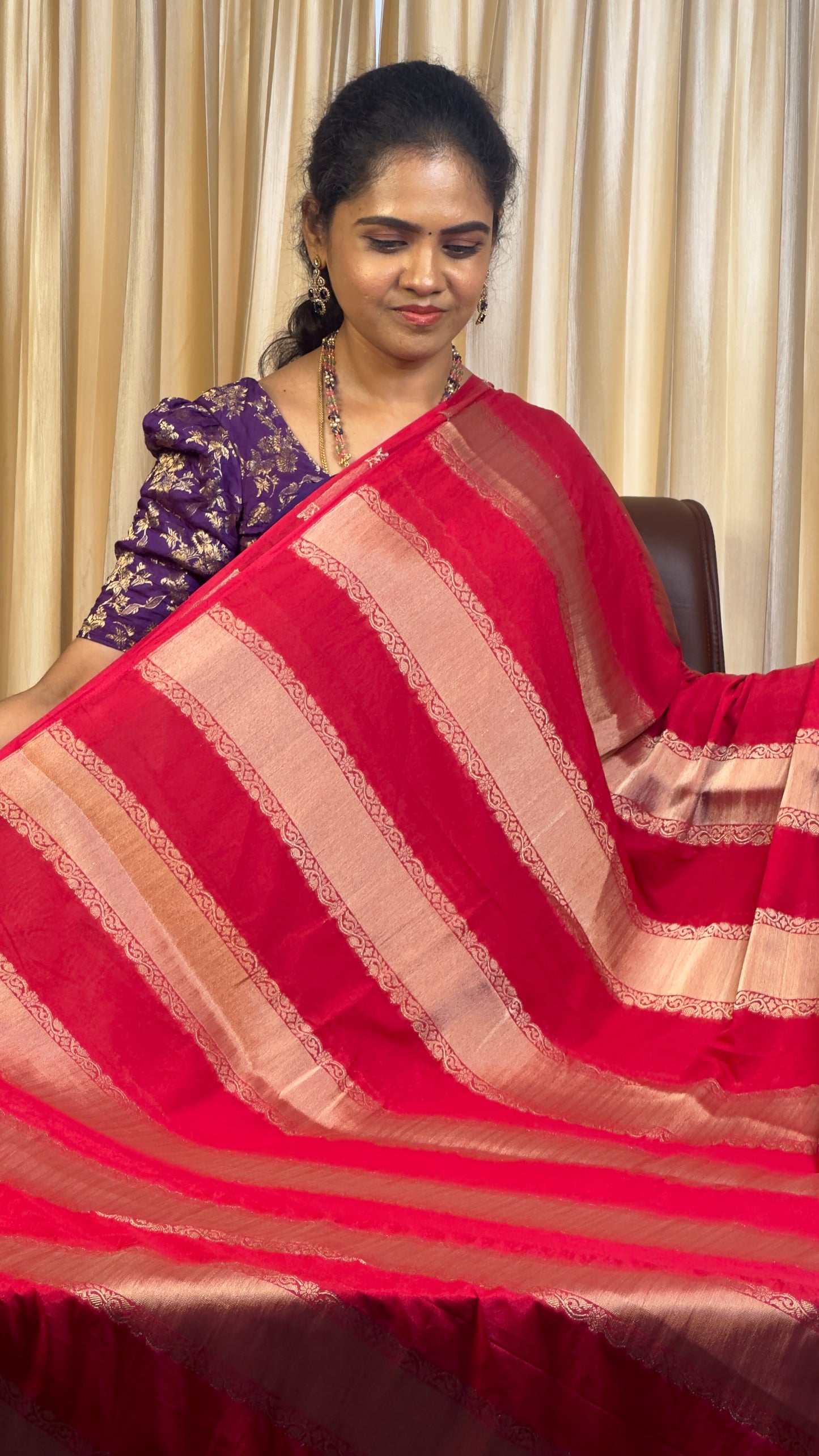 Premium banarasi georgette sarees ❌