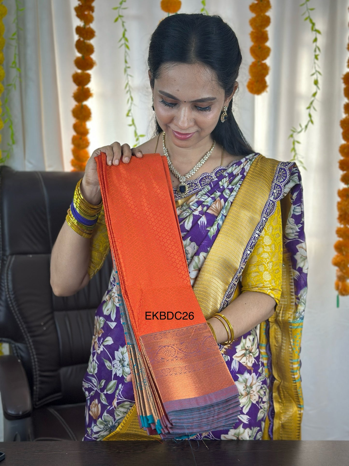 Kanchi bridal semi silks sareeš