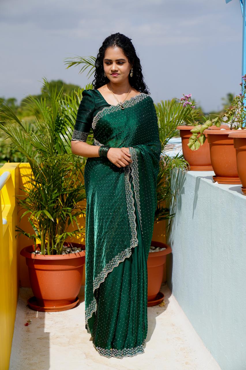 Space silk saree ๐๐๐ฅณ