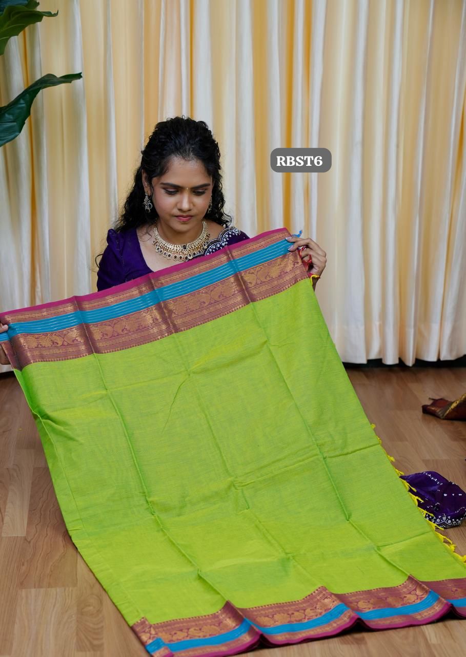 Kanchi Cotton Saree👇