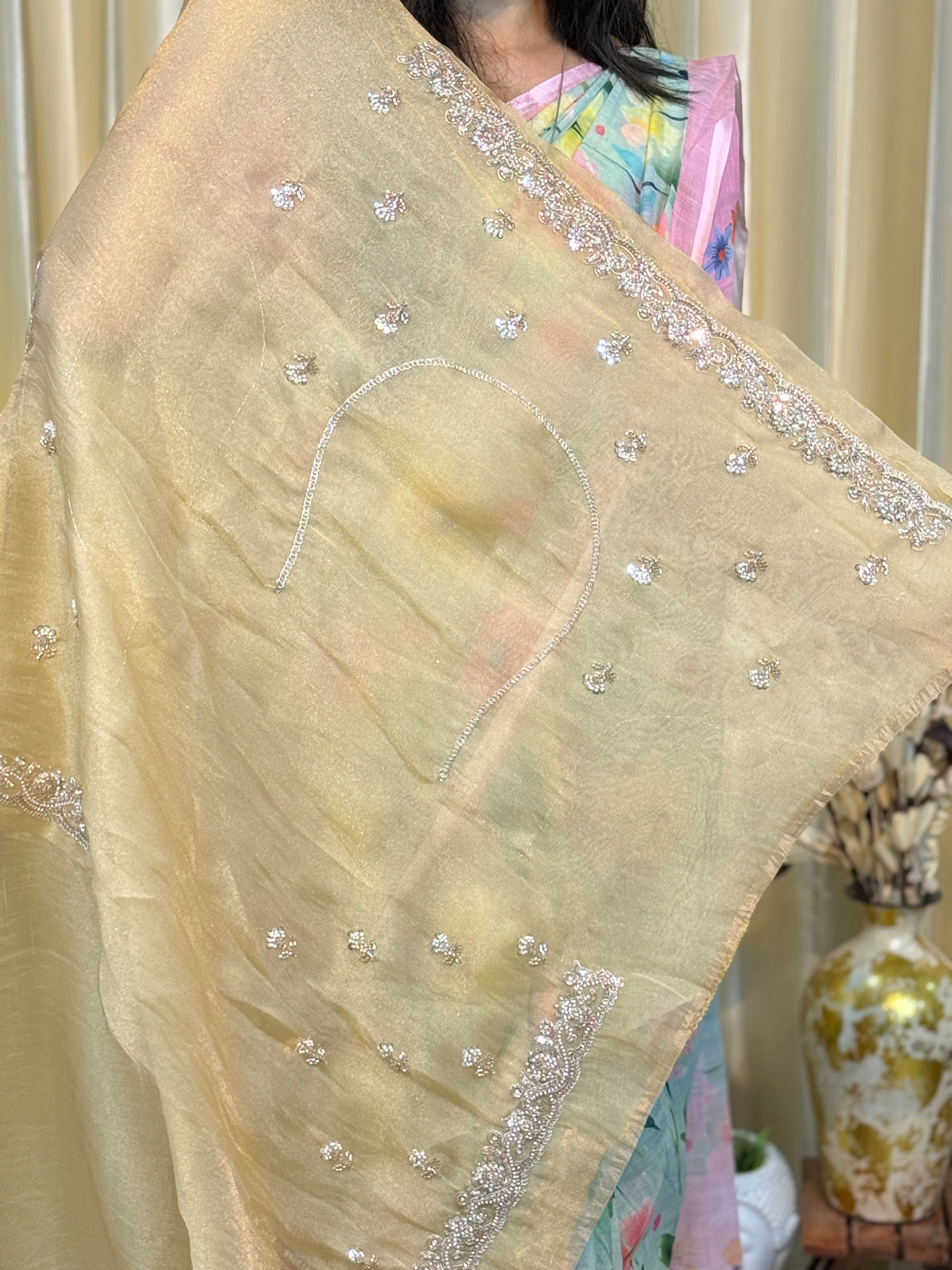 Space Silk Designer saree😍🥳