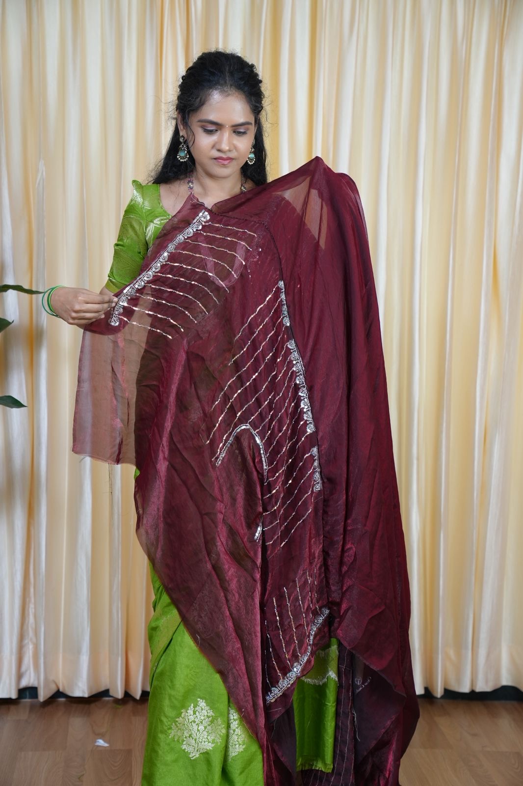 Space silk saree🥰🥳