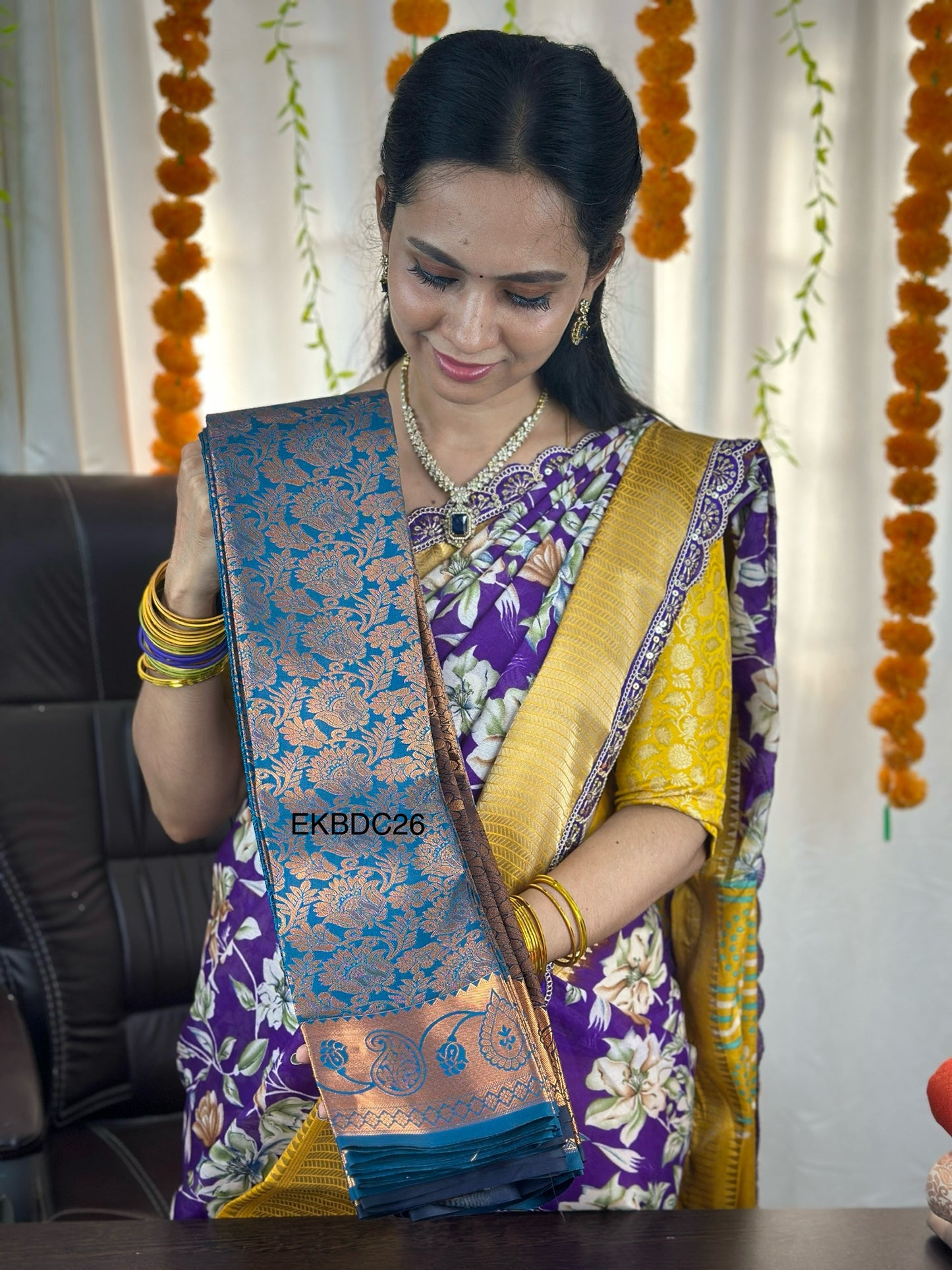 Kanchi bridal semi silks saree❌