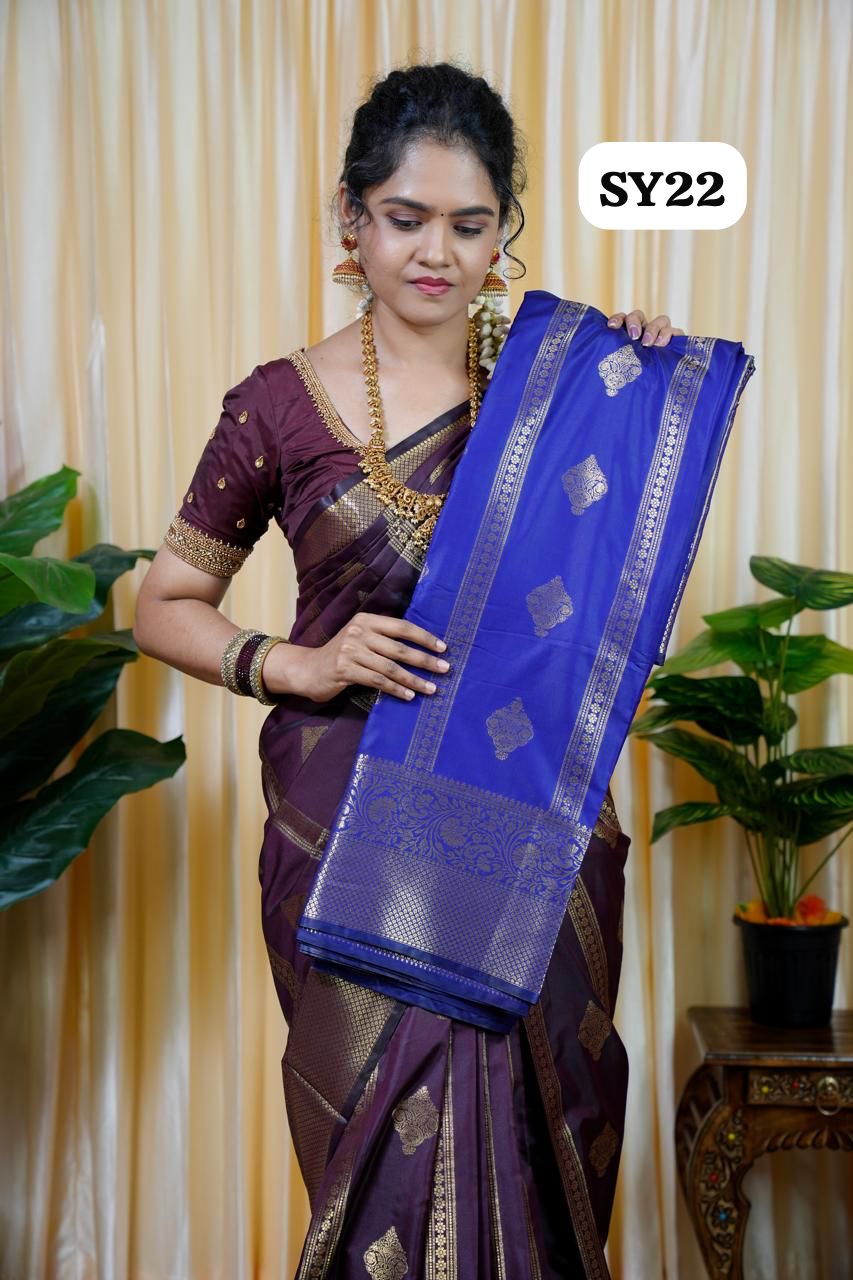 Semi soft silk saree 🥳