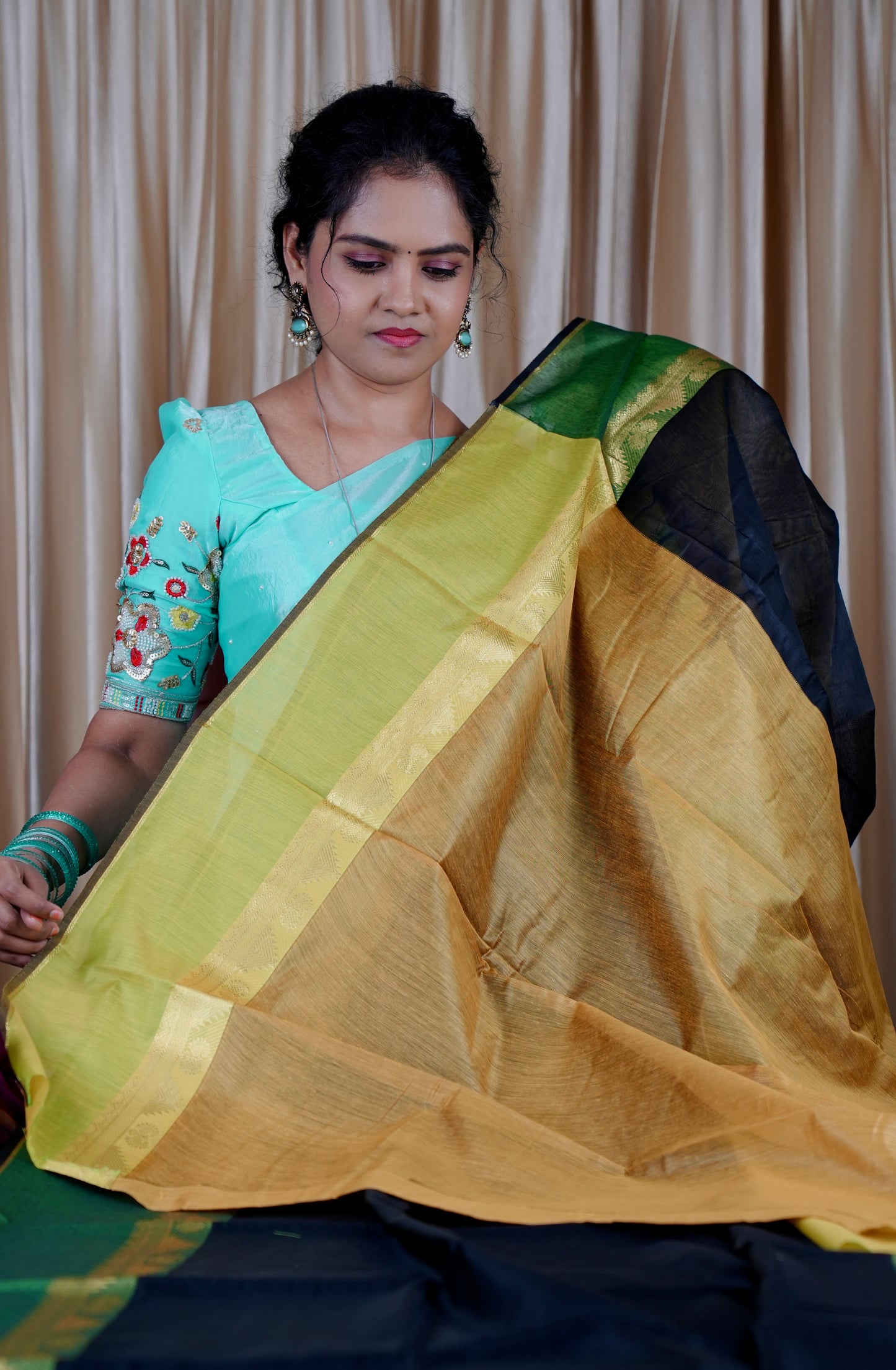 VTV thrisha inspired semi silk cotton saree 🥳🥰✅