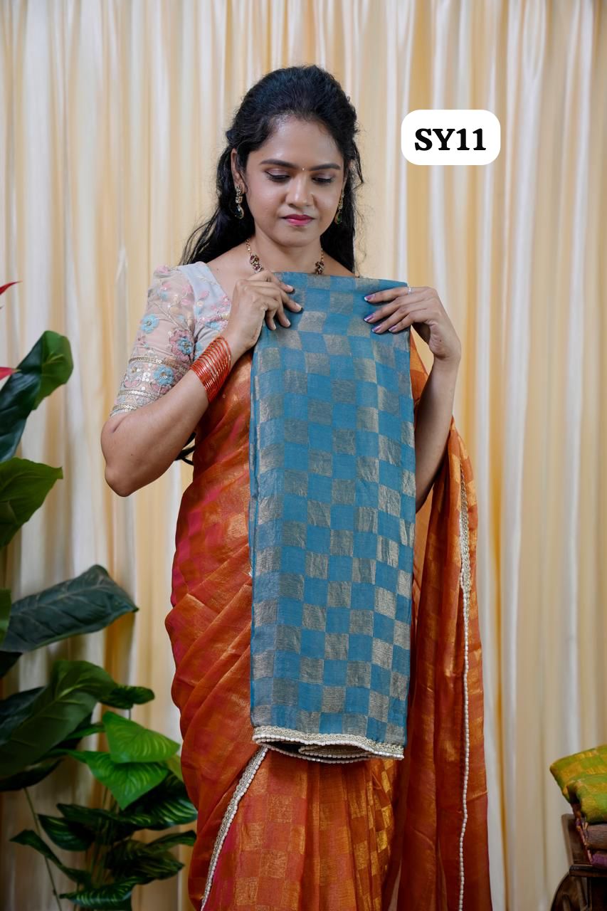 Space silk with checks 🥰😎