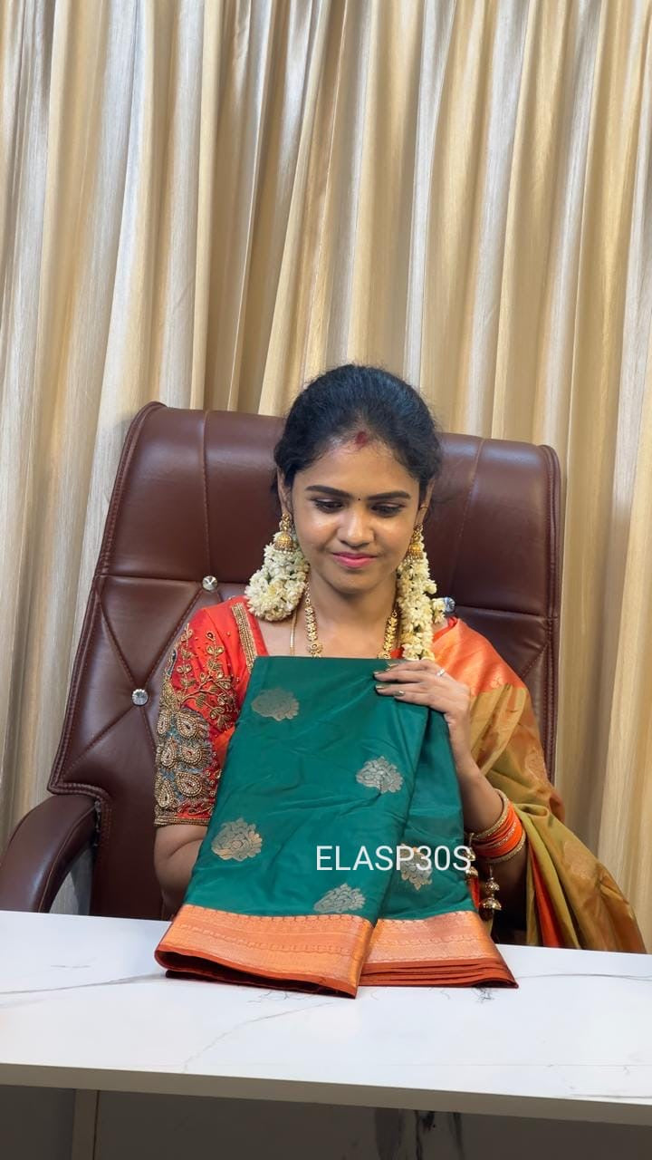 Kanchi semi silk saree❌