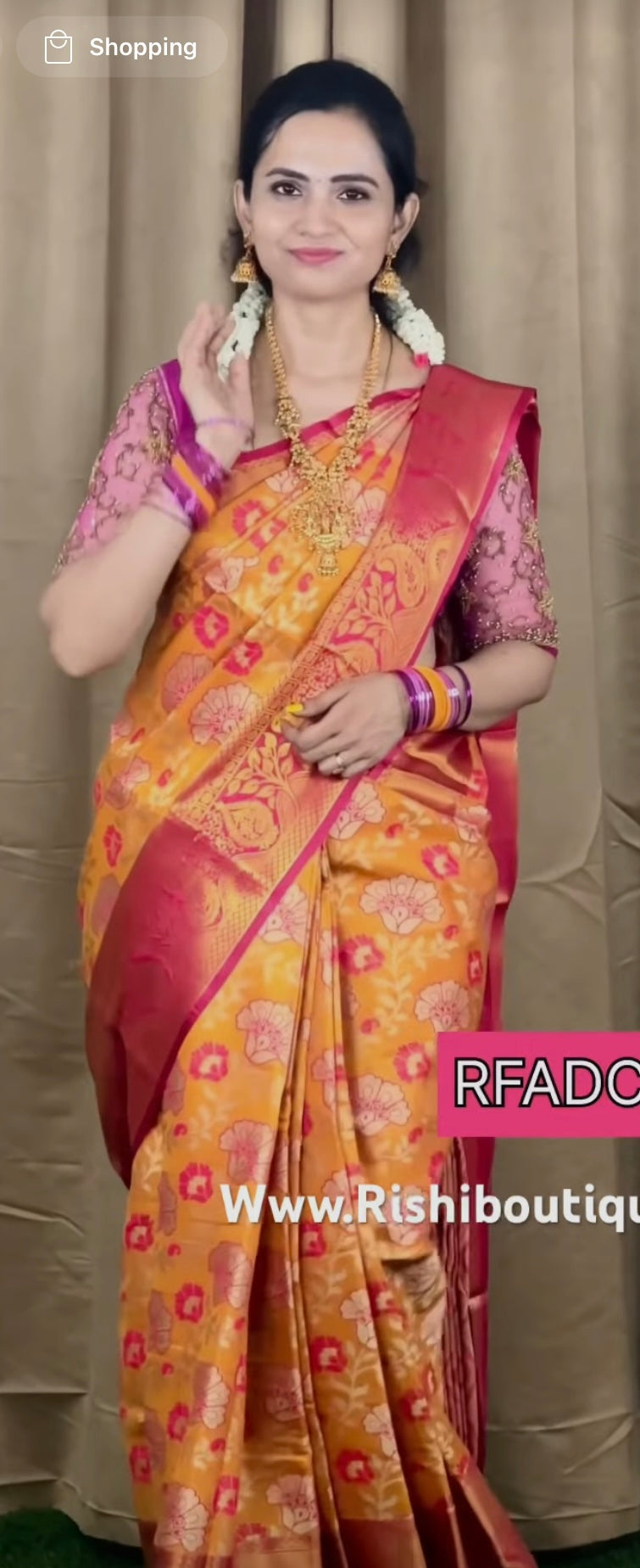 Kanchivaram semi silk saree 🎁 prebook