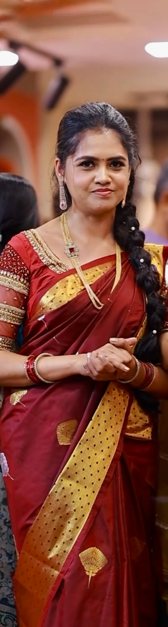 Premium kanchi semi soft silk saree with Running blouse