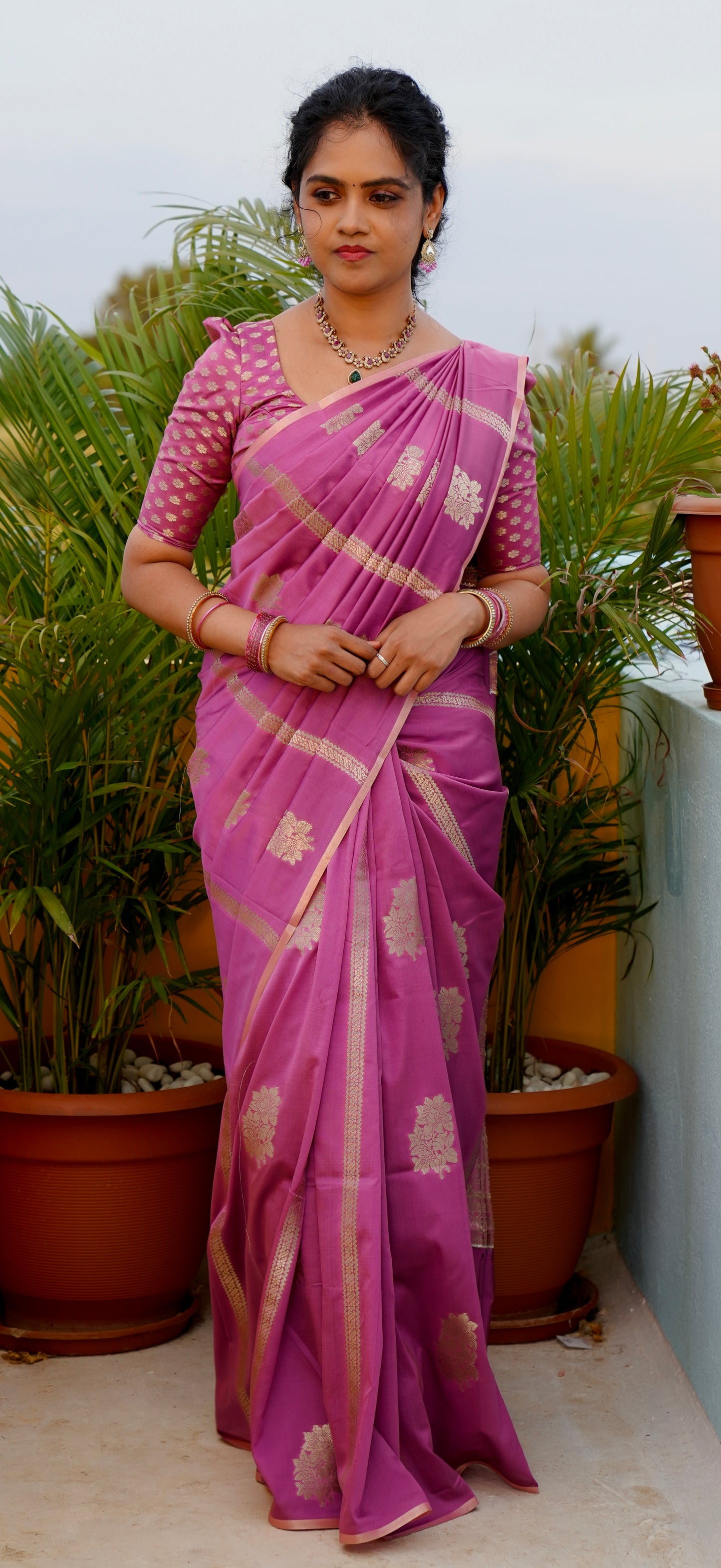 Semi silk saree 🥰🥳
