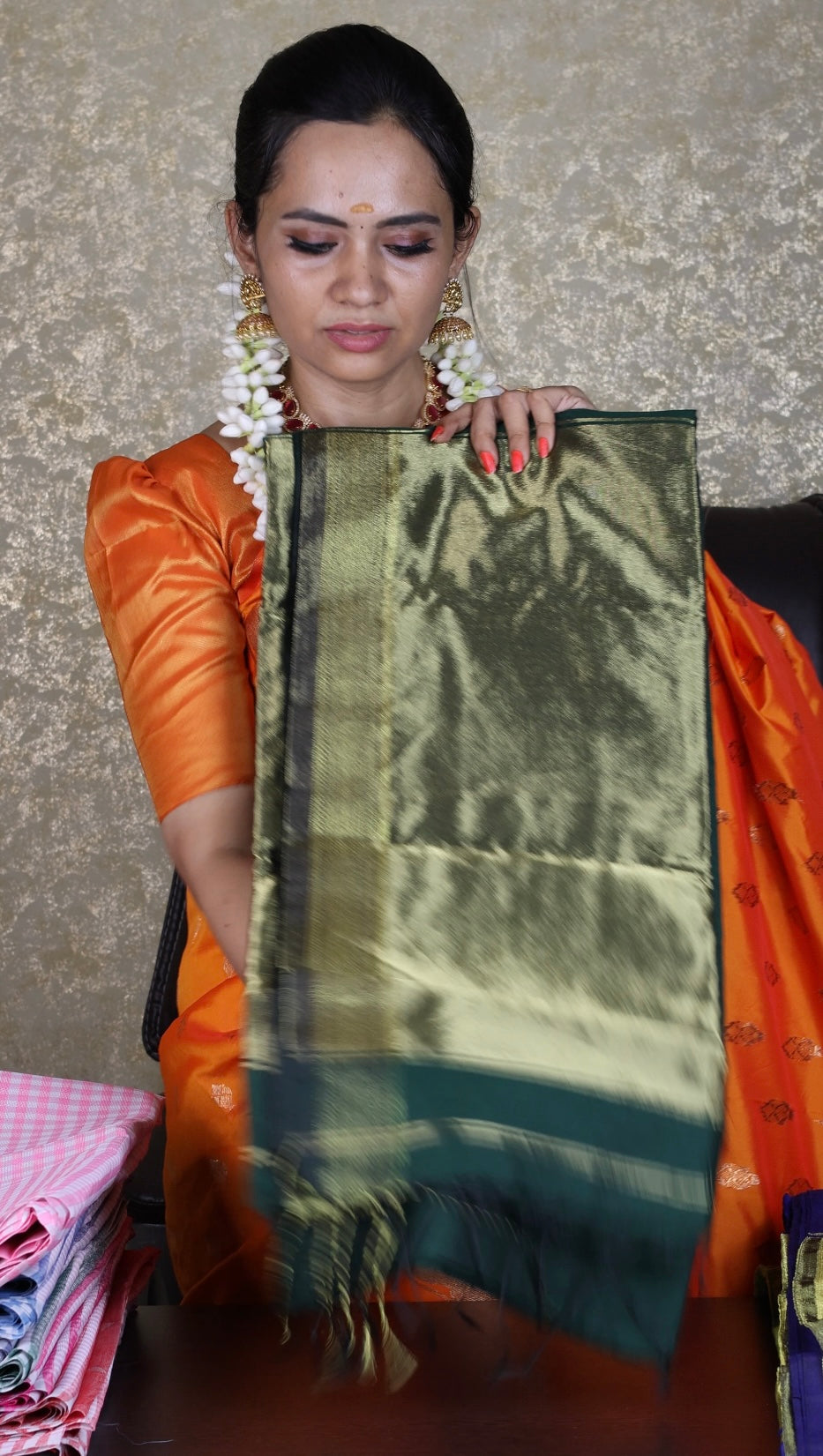 Nayanthara inspired khadhi cotton saree šš„³