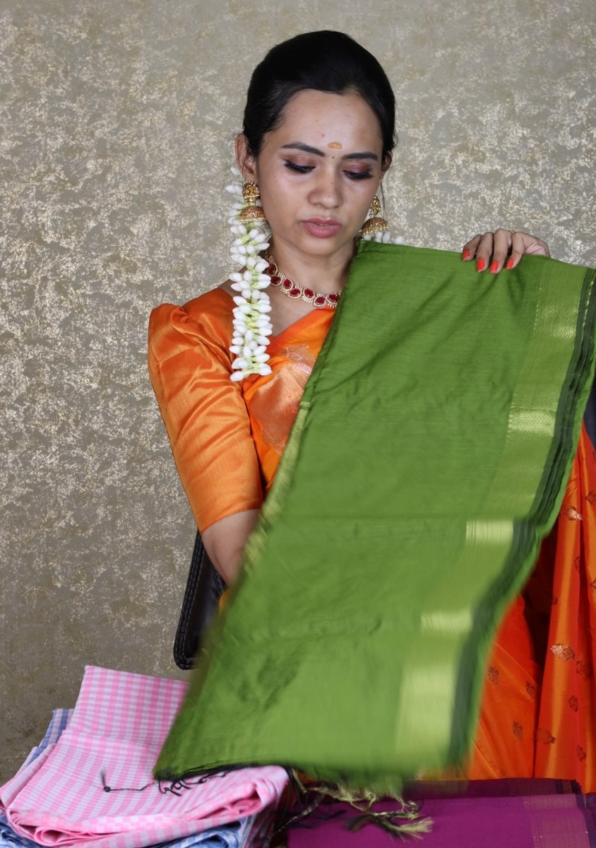 Nayanthara inspired khadhi cotton sareeš„³