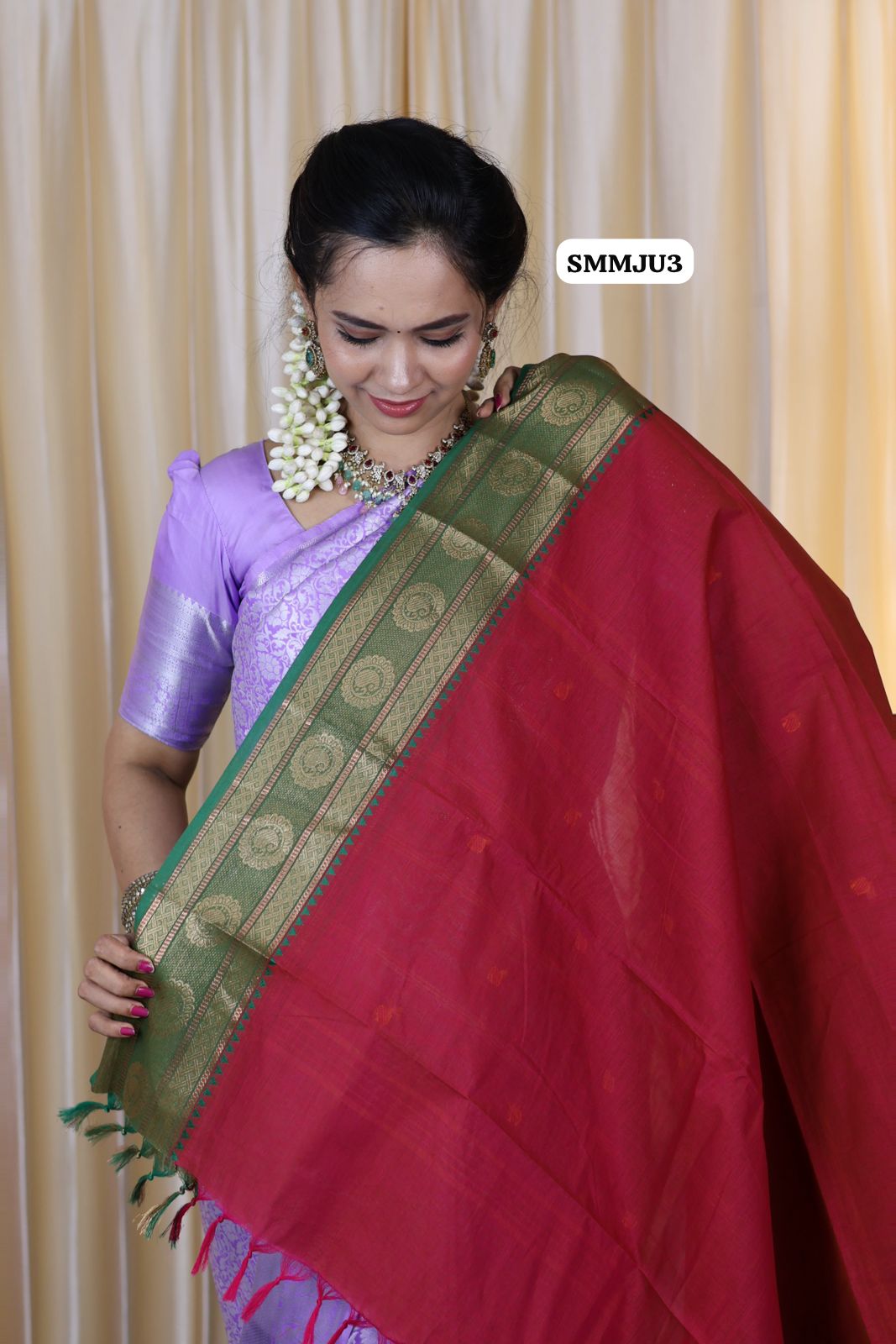Aadi offer🌹Chettinadu Kanchi cotton saree with Buttas😍