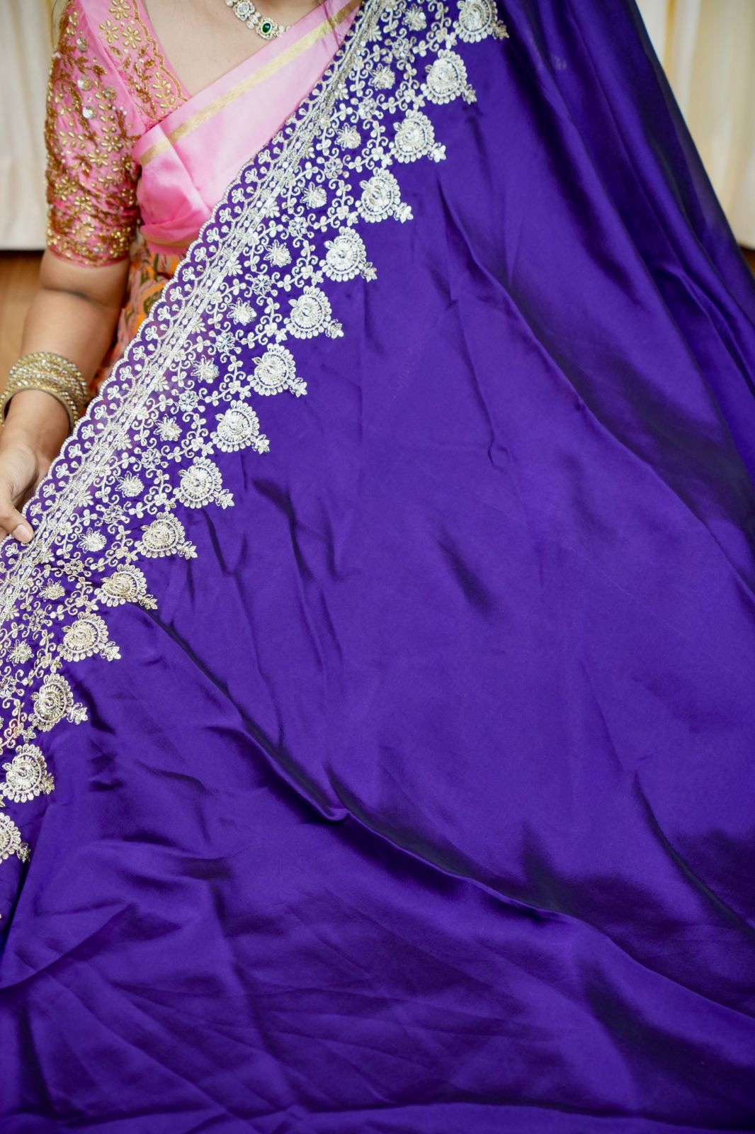 Silk Georgette Designer saree🥰🥳