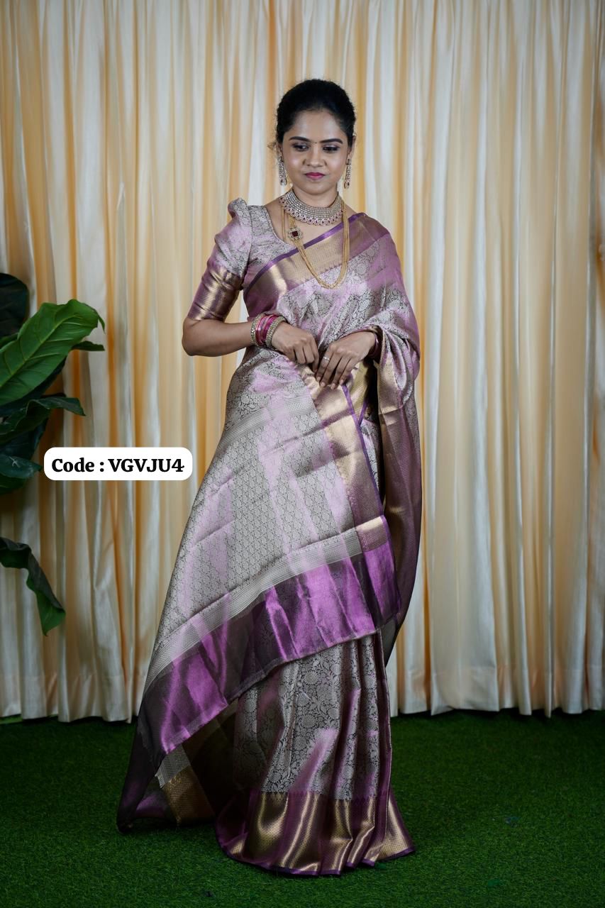 Premium soft katan saree👇🏻