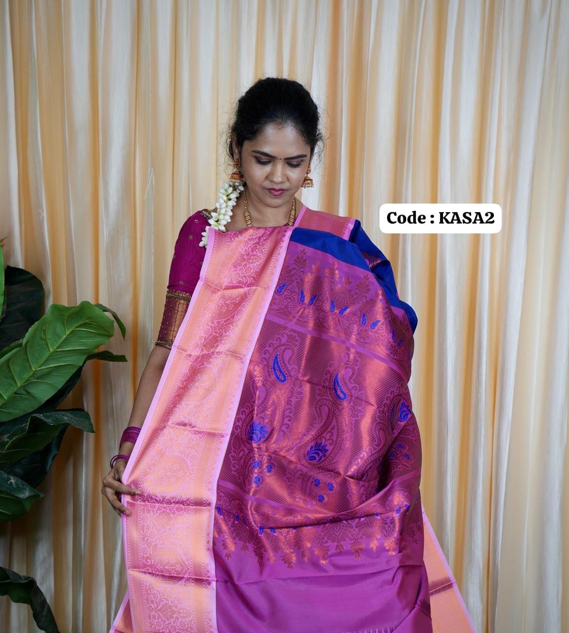 kanchi semi silk sareeš„³