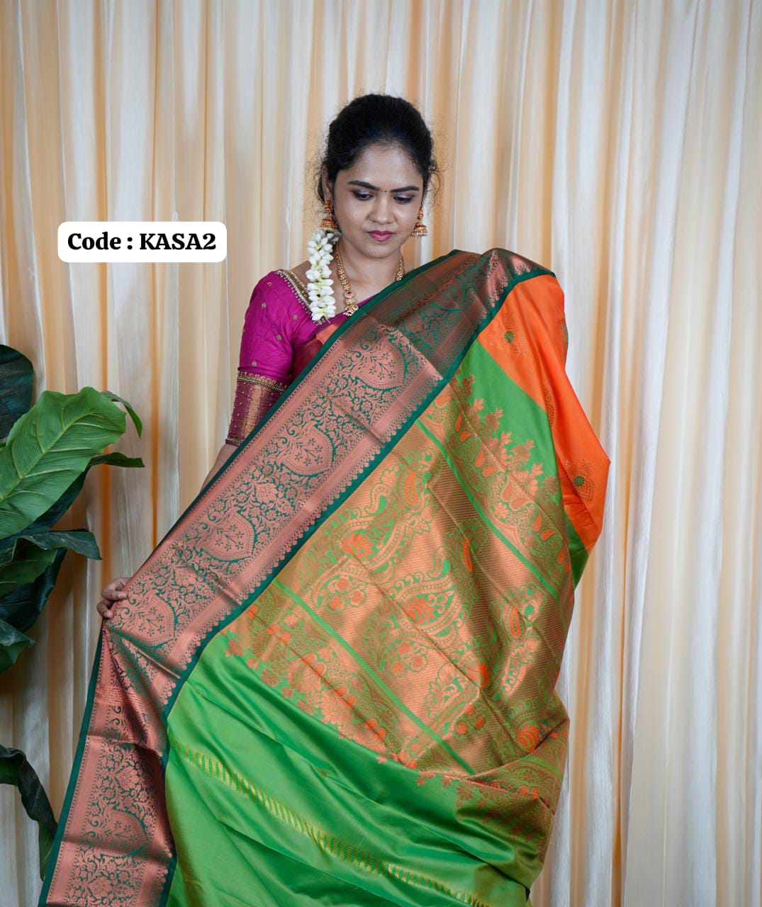 kanchi semi silk sareeš„³