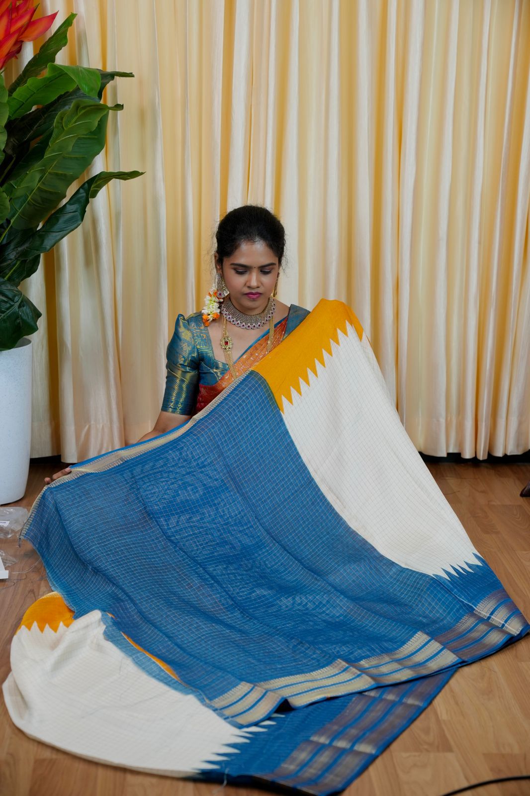 Soft crepe dola silk Saree🎁