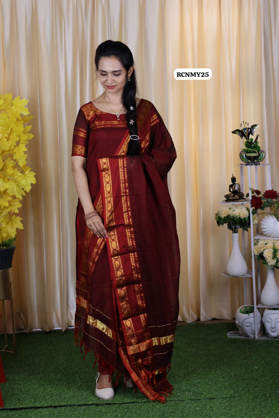 Cotton salwar set stitching š