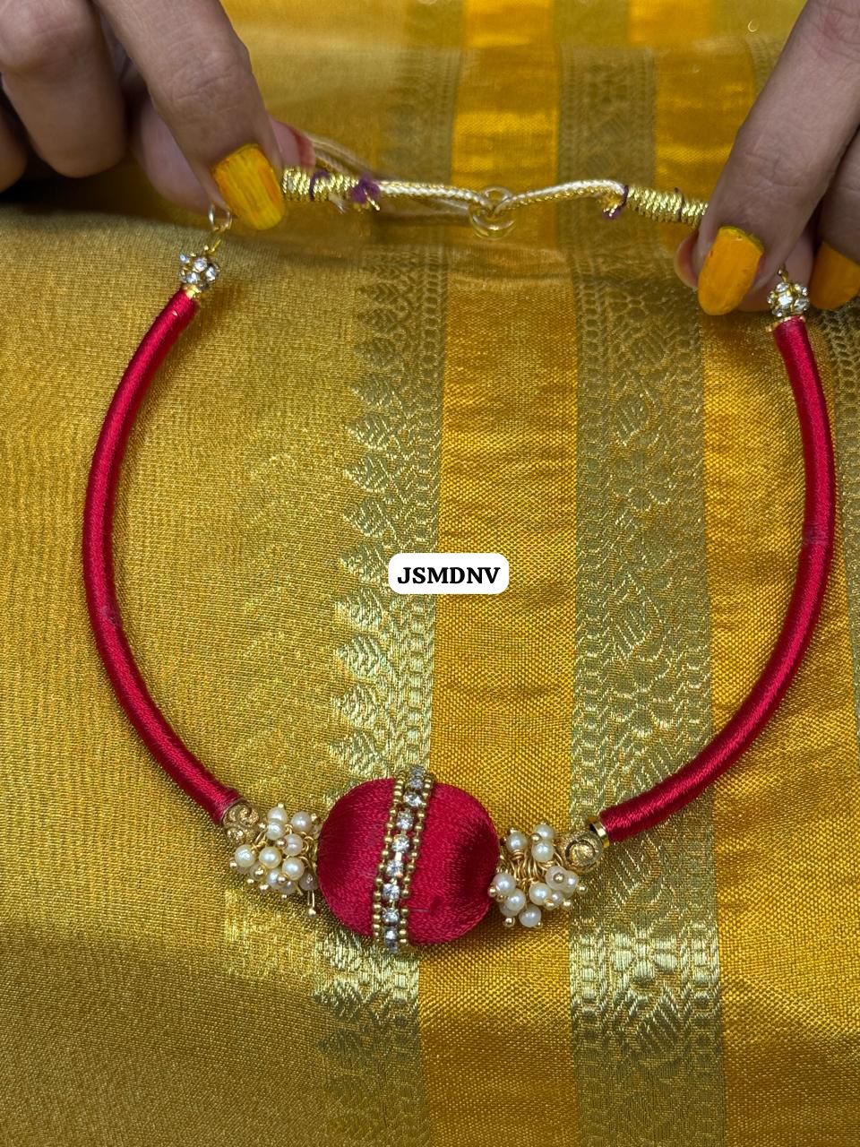 Silk thread jewel 😍🥳