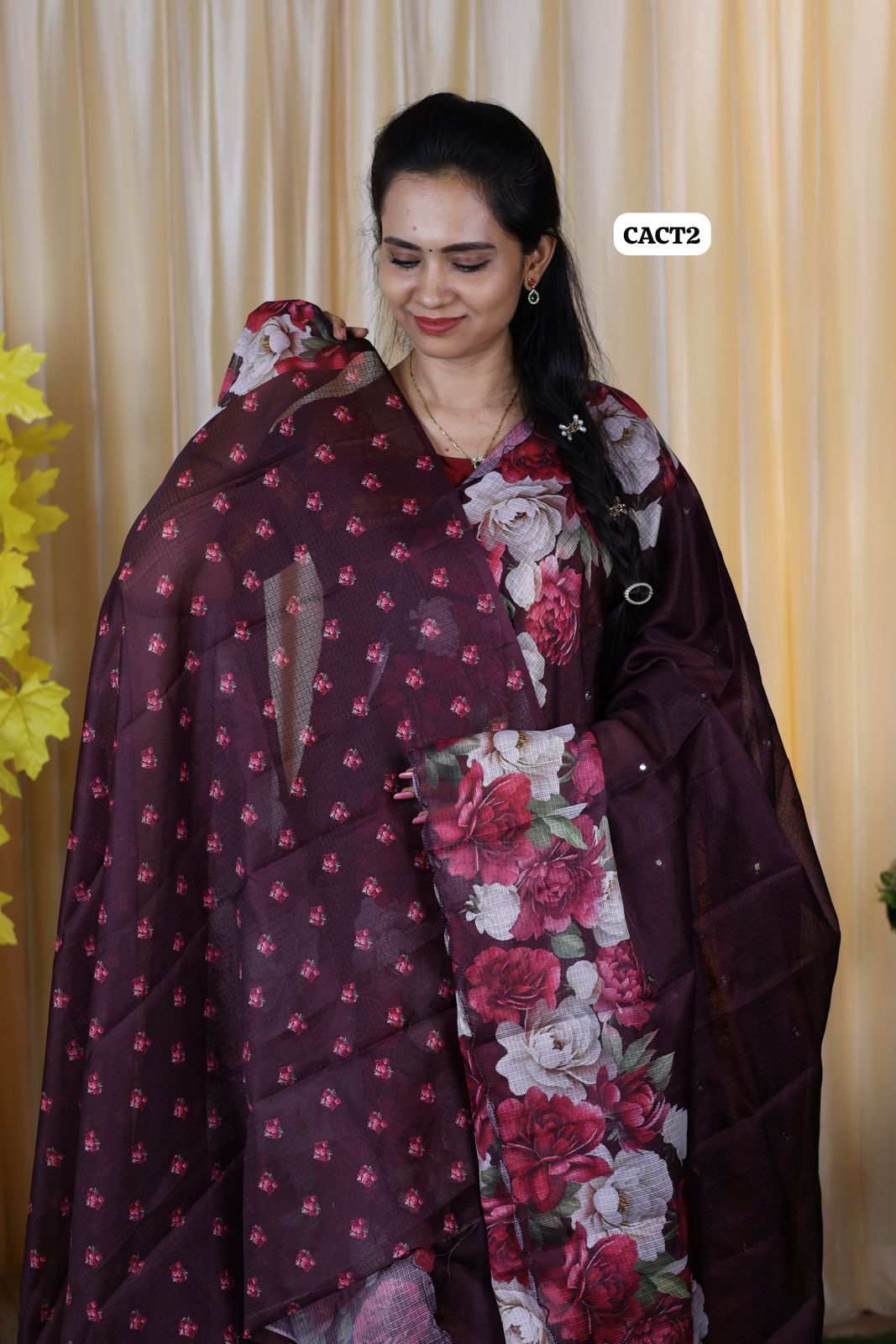 Chanderi cotton saree 🥳