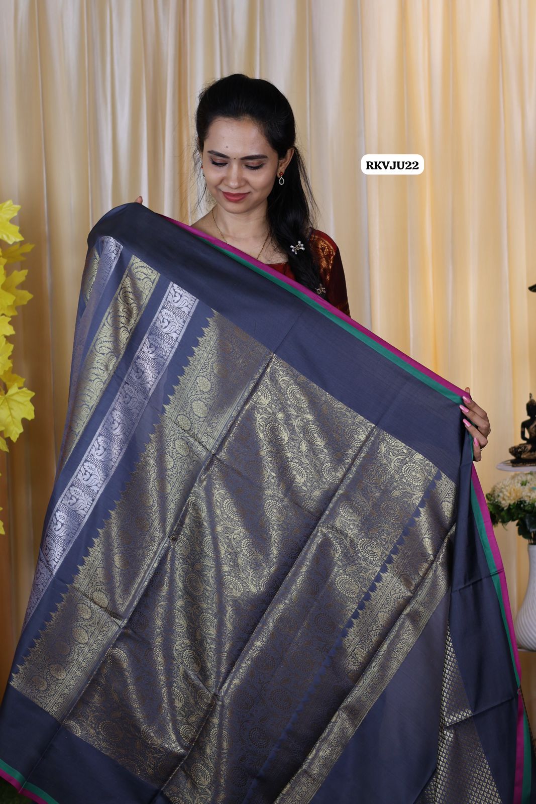 Nita Ambani inspired semi katan soft silk saree 🥳