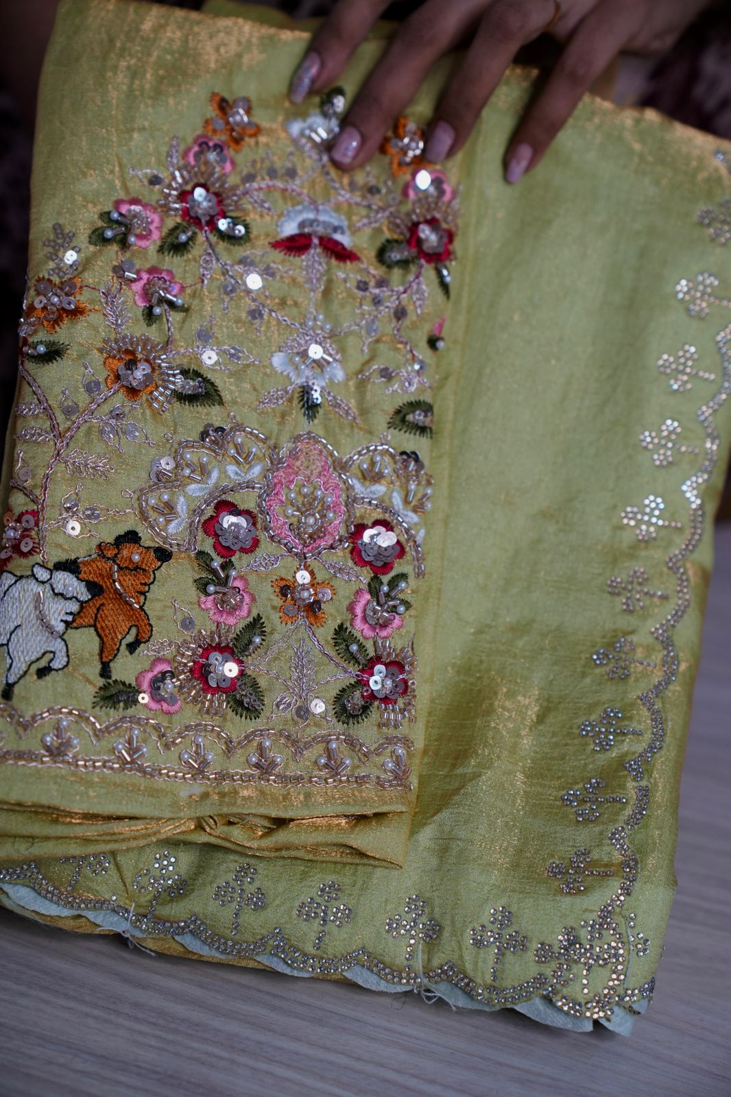 Metallic space silk saree π₯°ππ