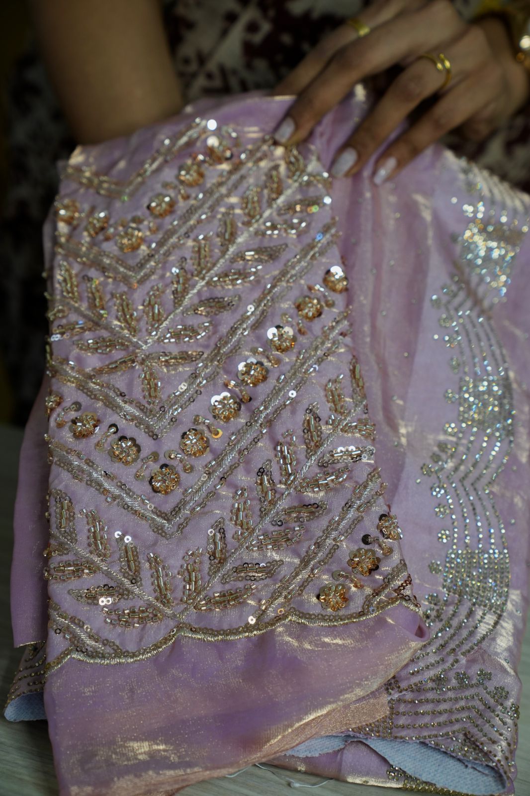 Metallic space silk saree π₯°ππ