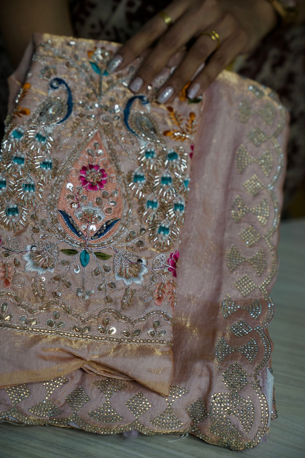Metallic space silk saree π₯°ππ