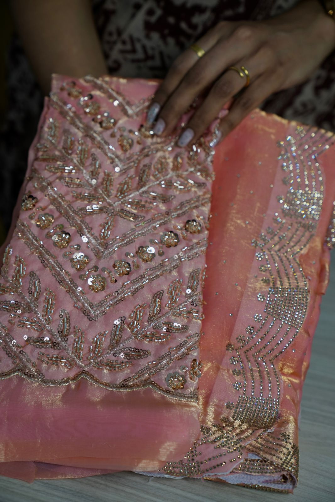 Metallic space silk saree π₯°ππ