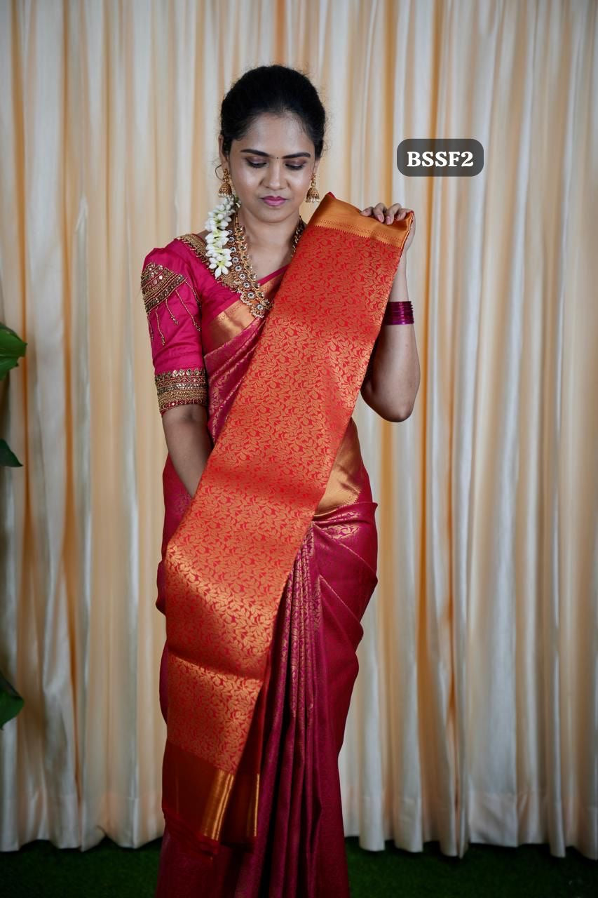 Bridal semi soft silk🍏🍄