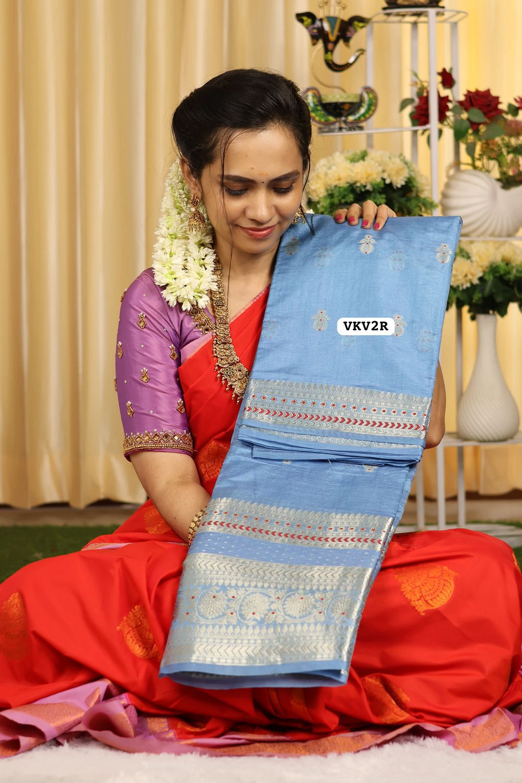 Kota soft semi silk saree with running blouse😍🥳