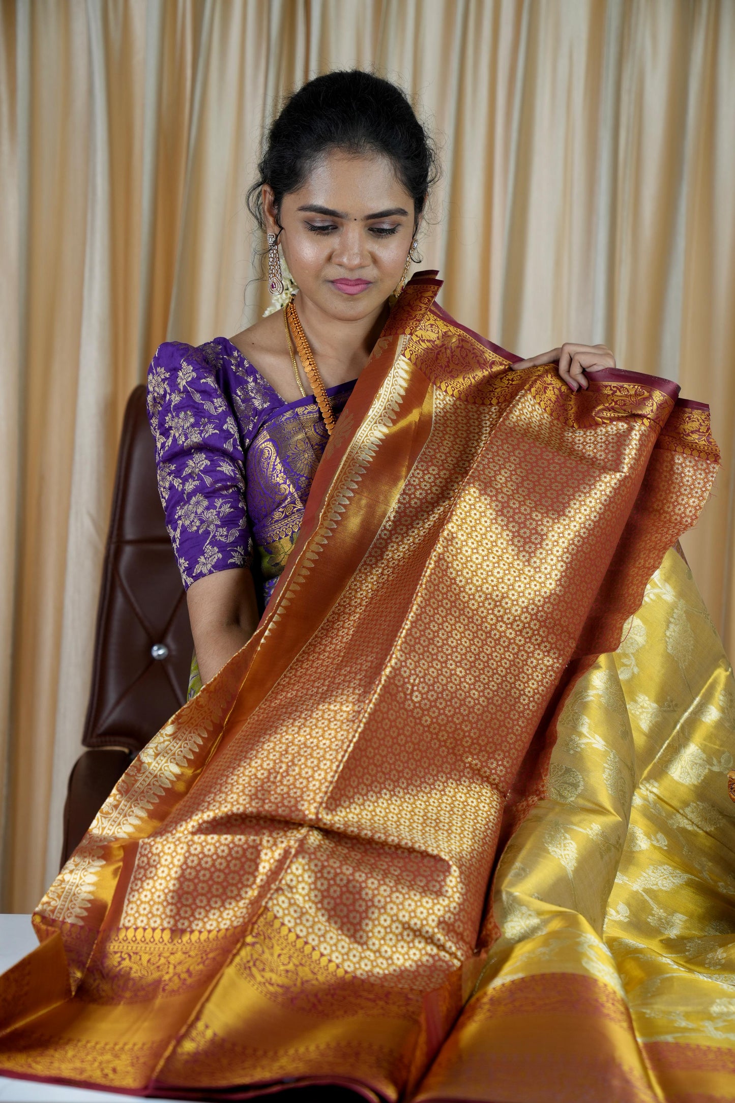 Kanchi inspired semi silk🍄✅