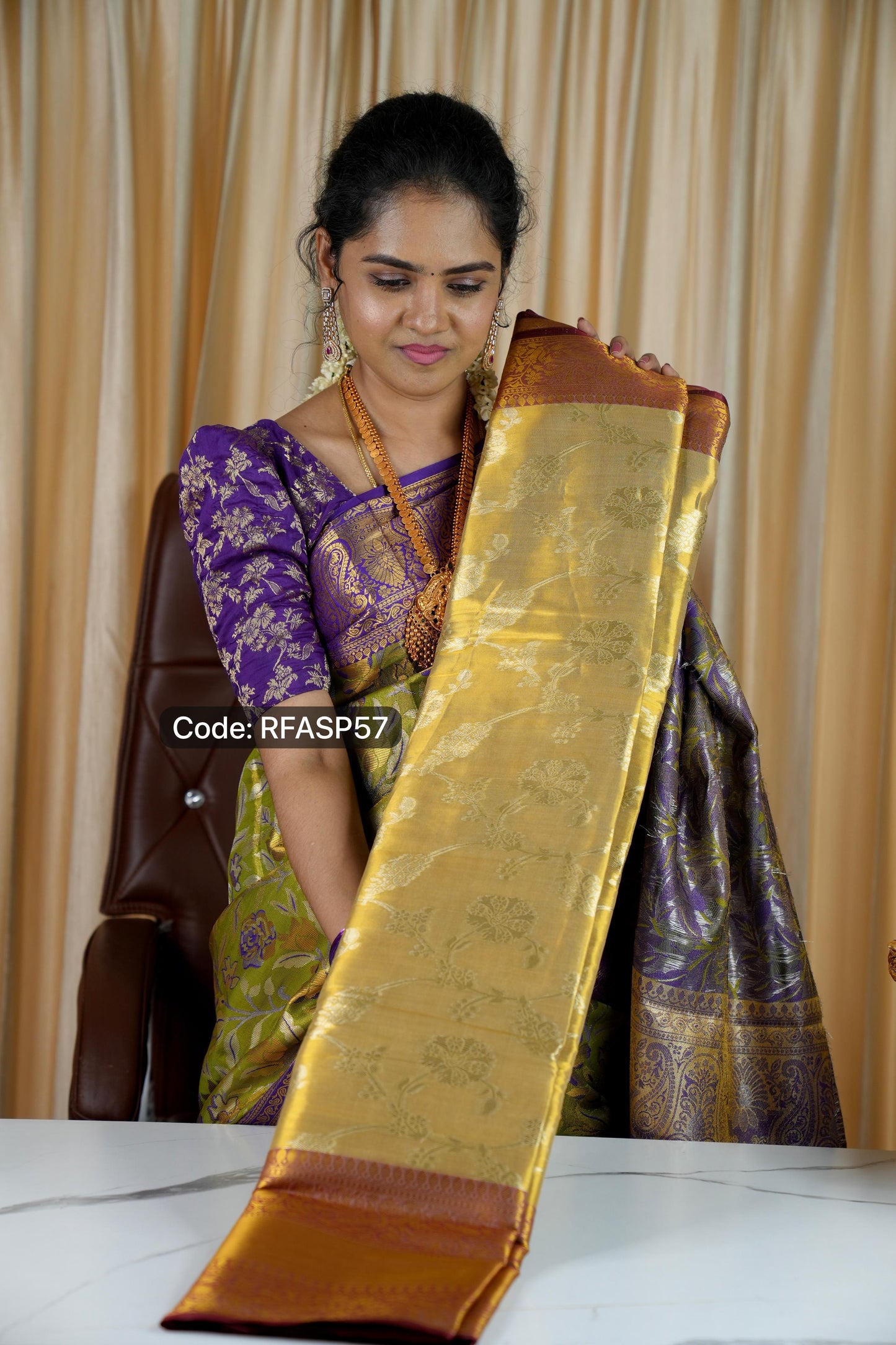 Kanchi inspired semi silk🍄✅
